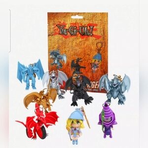 Yu-Gi-Oh! Figure Hanger Keychain Blind Pack, 1 Random Mystery Figure, Sealed